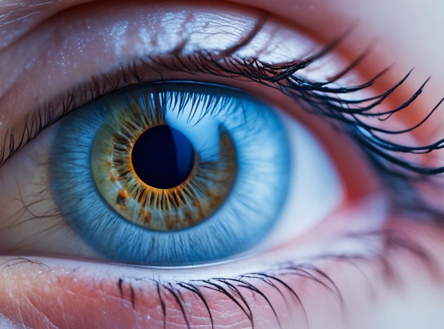 Decreased tear production
