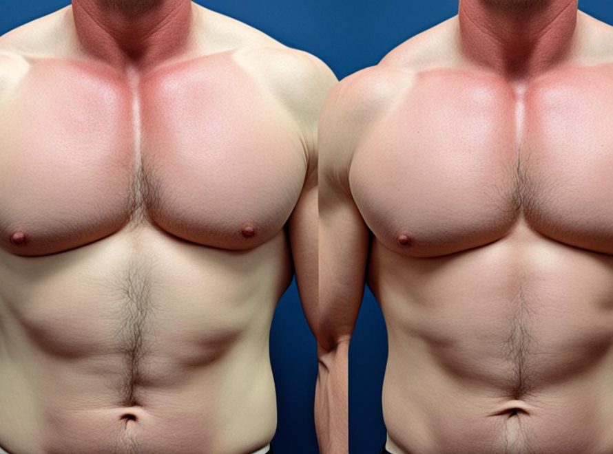 Enlarged breasts in men (gynecomastia)