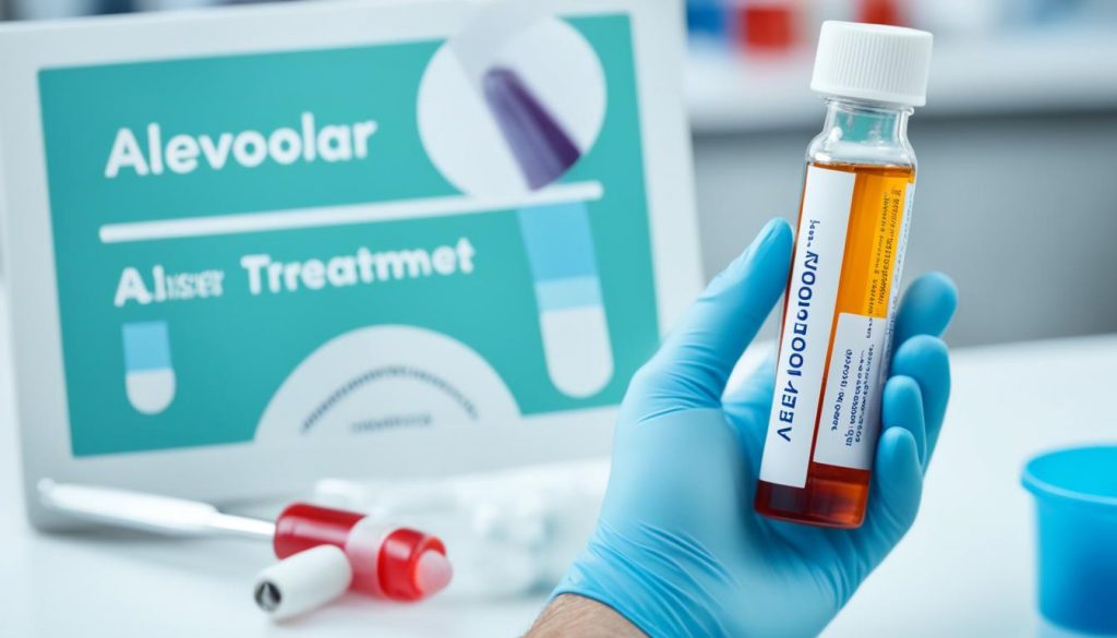 Alveolar osteitis treatment